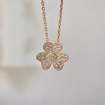 [⭐⭐JeweliWhal]FLOWER DIAMOND NECKLACE