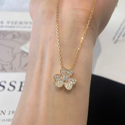 [⭐⭐JeweliWhal]FLOWER DIAMOND NECKLACE