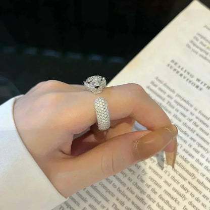 [⭐⭐JeweliWhal]PANTHERE 5.5MM ALL DIAMOND RING