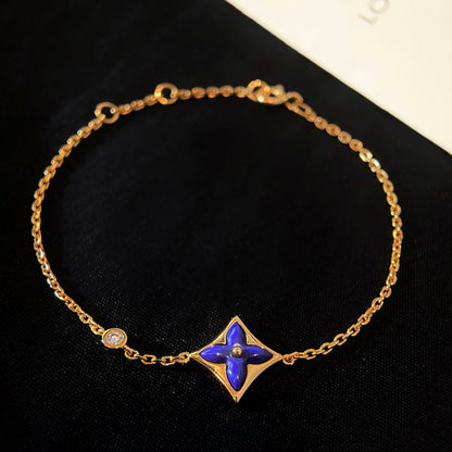 [⭐⭐JeweliWhal]COLOR STAR PINK GOLD DIAMOND BRACELET