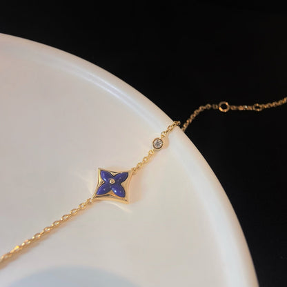 [⭐⭐JeweliWhal]COLOR STAR PINK GOLD DIAMOND BRACELET