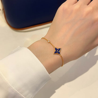 [⭐⭐JeweliWhal]COLOR STAR PINK GOLD DIAMOND BRACELET