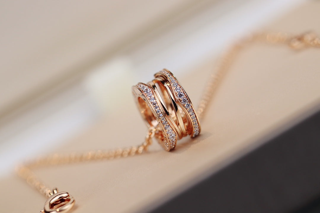 [⭐⭐JeweliWhal]ZERO 1 PINK GOLD NECKLACE