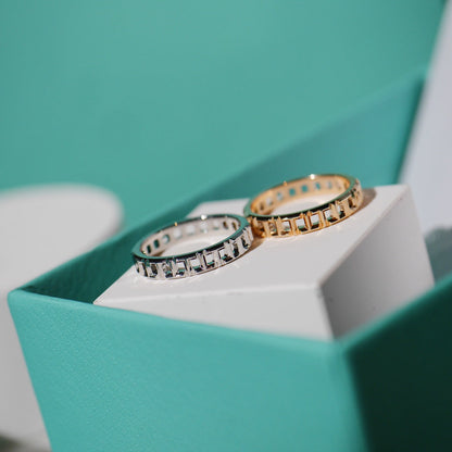 [⭐JeweliWhal]T TRUE 3.5MM PINK GOLD RING