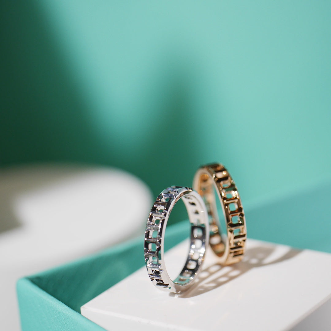[⭐JeweliWhal]T TRUE 3.5MM PINK GOLD RING
