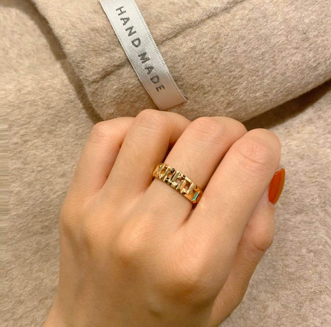 [⭐JeweliWhal]T TRUE 3.5MM PINK GOLD RING
