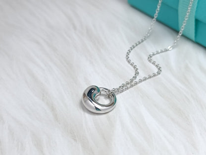 [⭐JeweliWhal]SNAIL PEDANT SILVER NECKLACE