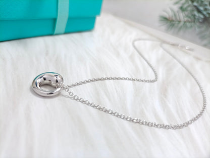 [⭐JeweliWhal]SNAIL PEDANT SILVER NECKLACE