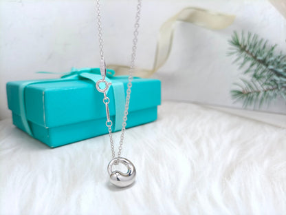 [⭐JeweliWhal]SNAIL PEDANT SILVER NECKLACE