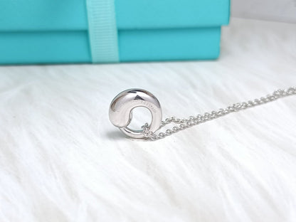 [⭐JeweliWhal]SNAIL PEDANT SILVER NECKLACE