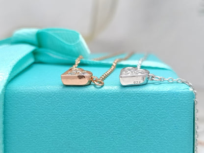 [⭐JeweliWhal]HEART 3 DIAMONDS PEDANT NECKLACE