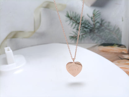 [⭐JeweliWhal]HEART DIAMONDS PEDANT NECKLACE