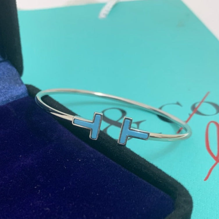 [⭐JeweliWhal]T BRACELET 1.8MM TURQUOISE