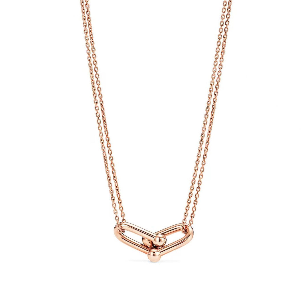 [⭐JeweliWhal]HARDWEAR GOLD DOUBLE LINK NECKLACE