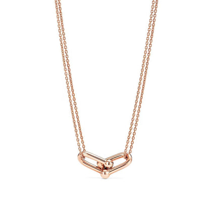 [⭐JeweliWhal]HARDWEAR GOLD DOUBLE LINK NECKLACE