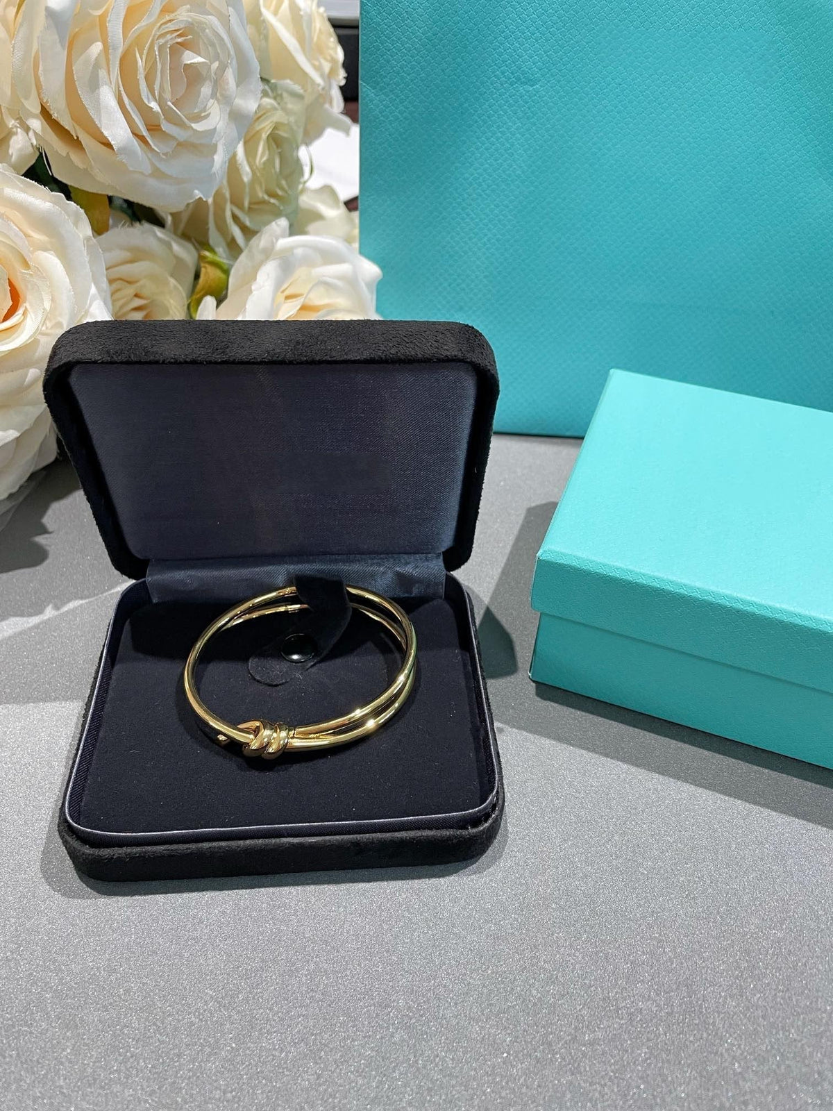 [⭐JeweliWhal]KNOT DOUBLE ROW GOLD BRACELET
