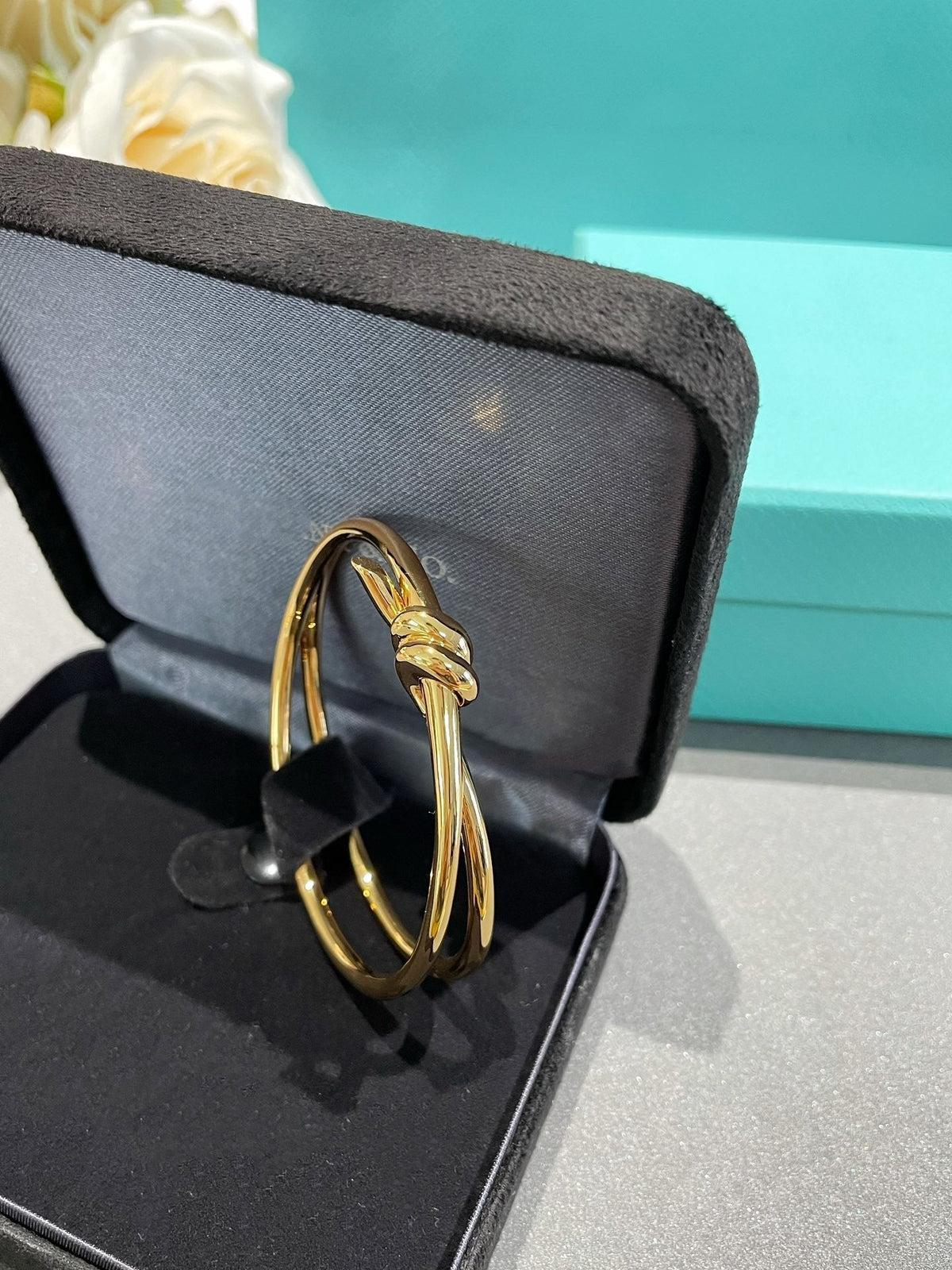 [⭐JeweliWhal]KNOT DOUBLE ROW GOLD BRACELET