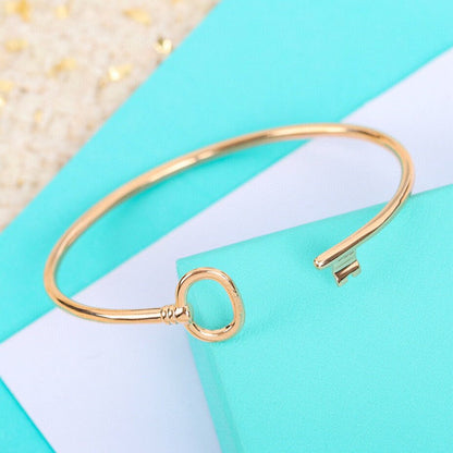 [⭐JeweliWhal]KEY WIRE OVAL BRACELET