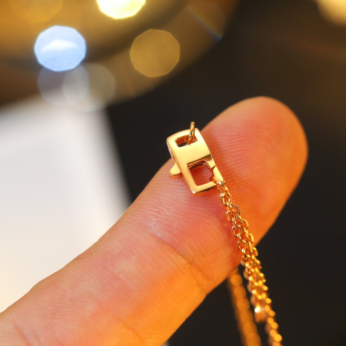 [⭐⭐JeweliWhal]STAR AND SUN DIAMOND PINK GOLD NECKLACE
