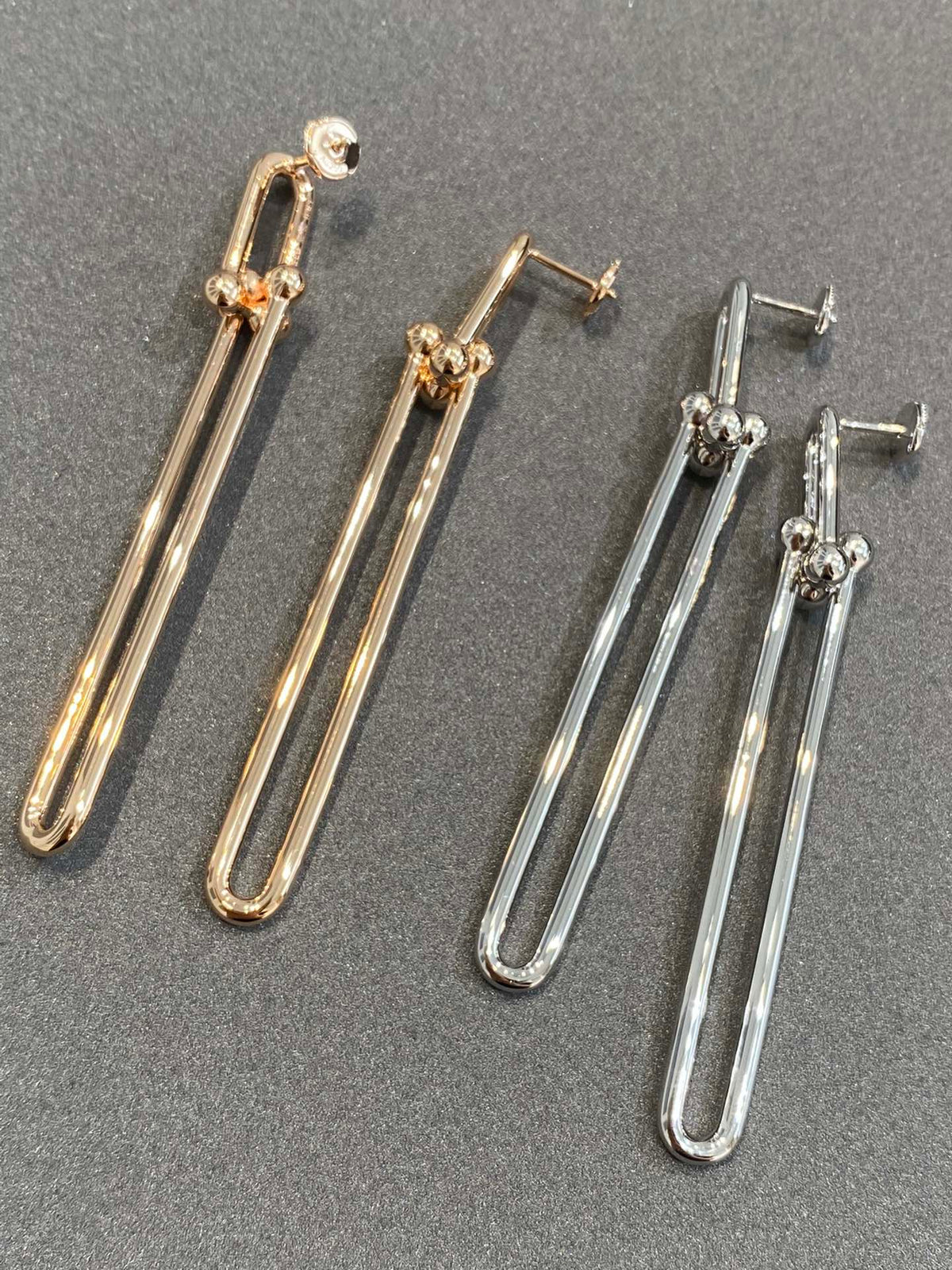 [⭐JeweliWhal]HARDWEAR DOUBLE LONG LINK EARRINGS