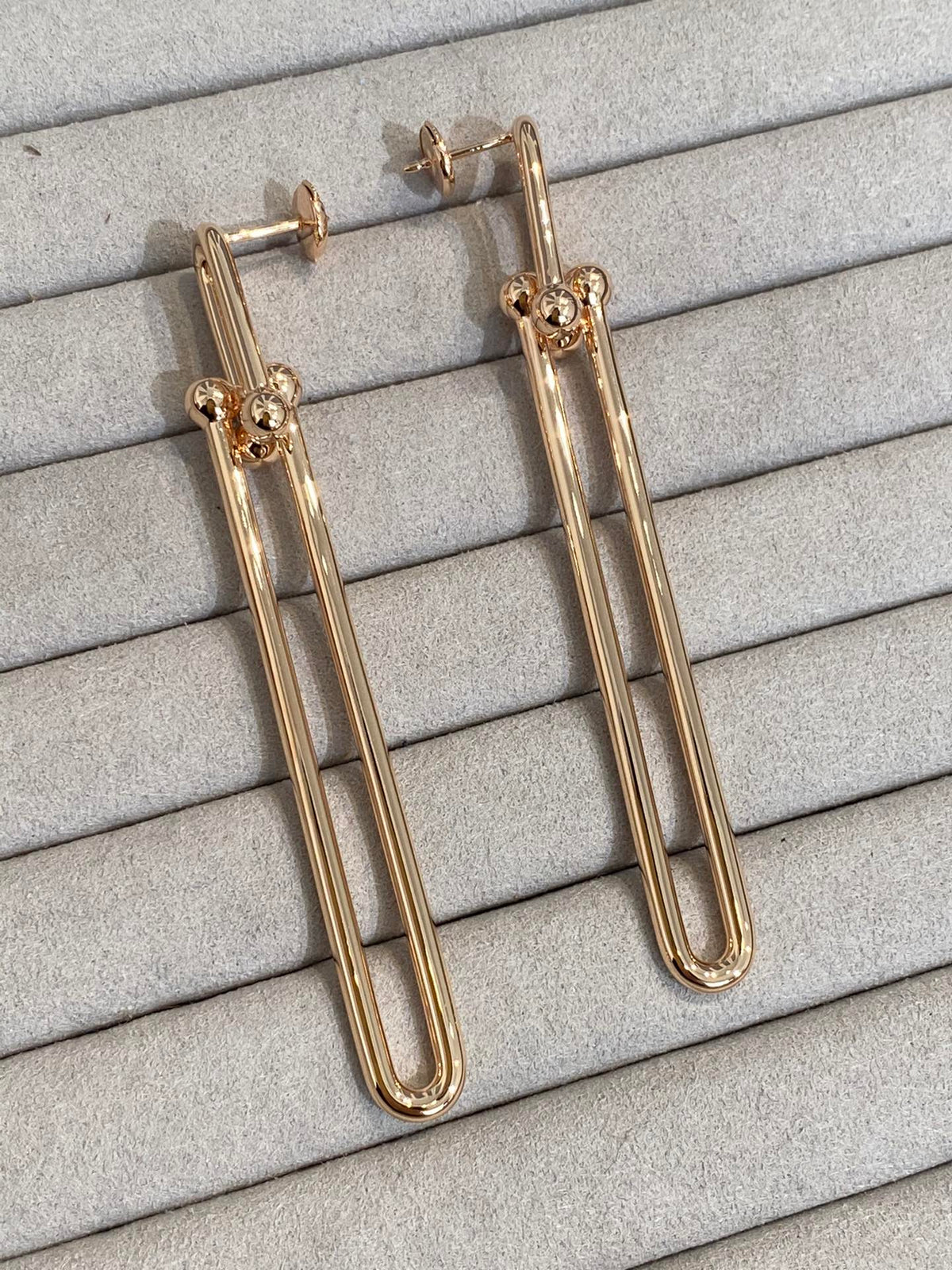 [⭐JeweliWhal]HARDWEAR DOUBLE LONG LINK EARRINGS