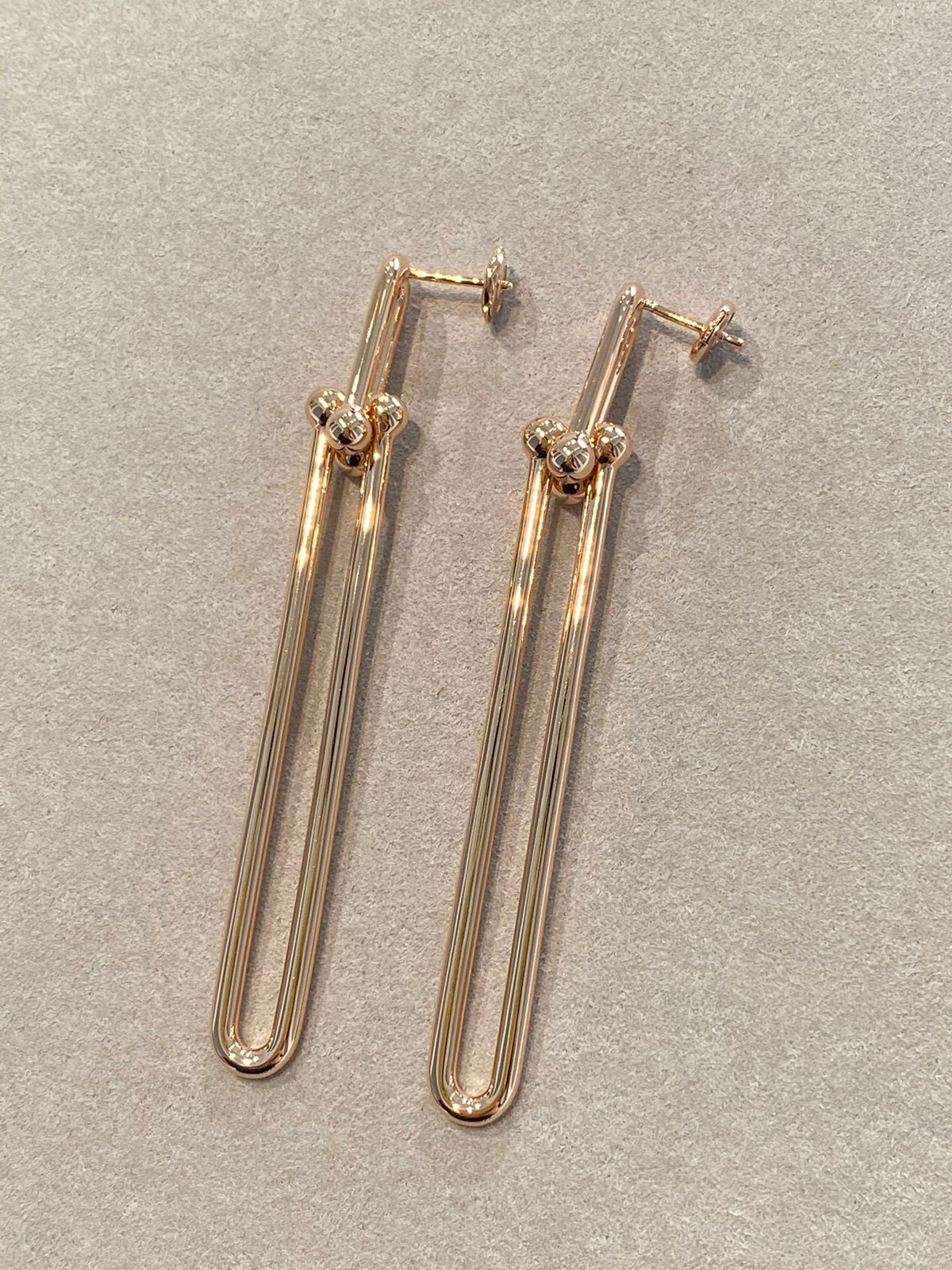 [⭐JeweliWhal]HARDWEAR DOUBLE LONG LINK EARRINGS