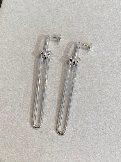 [⭐JeweliWhal]HARDWEAR DOUBLE LONG LINK EARRINGS