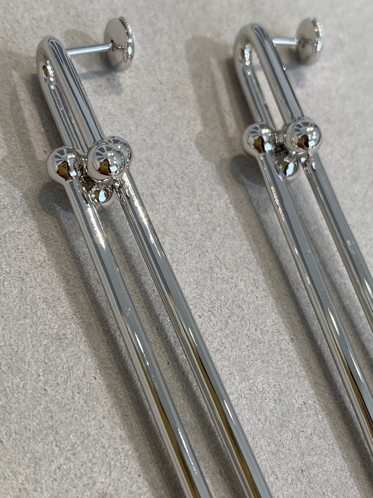[⭐JeweliWhal]HARDWEAR DOUBLE LONG LINK EARRINGS