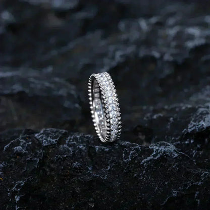 [⭐⭐JeweliWhal]PERLEE DIAMOND SILVER RING