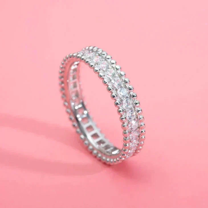 [⭐⭐JeweliWhal]PERLEE DIAMOND SILVER RING