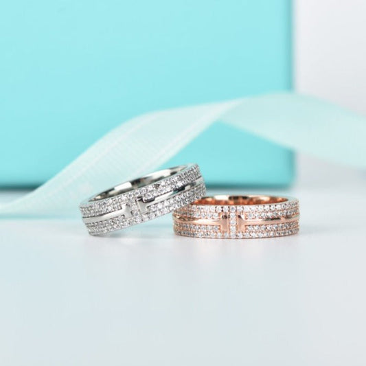 [⭐JeweliWhal]T WIRE DIAMOND RING
