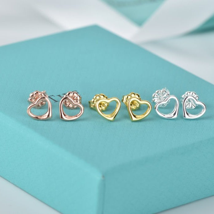 [⭐JeweliWhal]OPEN HEART STUD EARRINGS