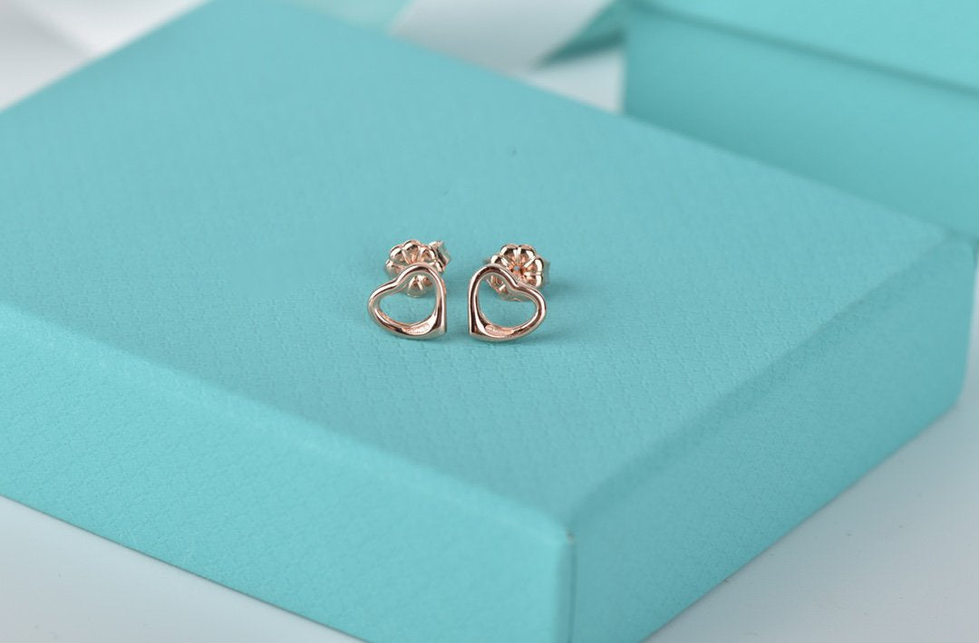 [⭐JeweliWhal]OPEN HEART STUD EARRINGS