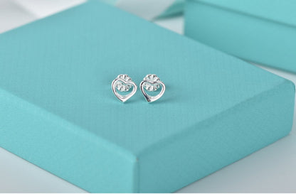 [⭐JeweliWhal]OPEN HEART STUD EARRINGS