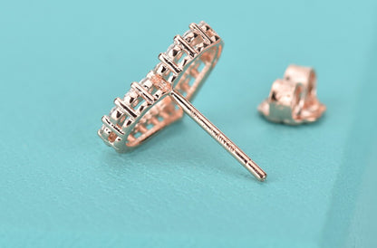 [⭐JeweliWhal]OPEN HEART STUD DIAMOND EARRINGS
