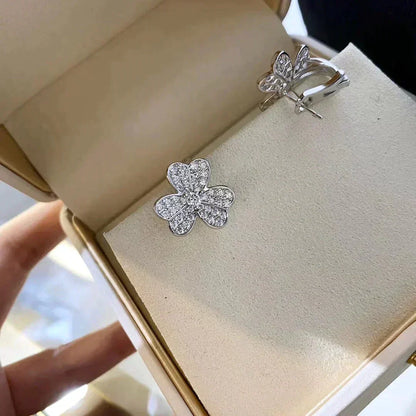 [⭐⭐JeweliWhal]CLOVER COMOS DIAMOND EARRINGS SILVER