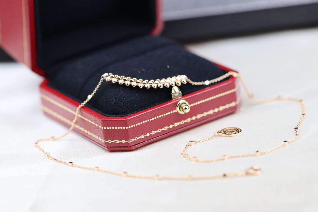 [⭐⭐JeweliWhal]CLASH PINK GOLD NECKLACE