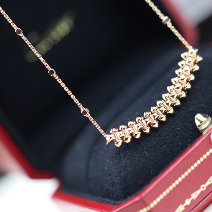 [⭐⭐JeweliWhal]CLASH PINK GOLD NECKLACE