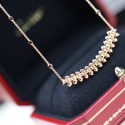 [⭐⭐JeweliWhal]CLASH PINK GOLD NECKLACE