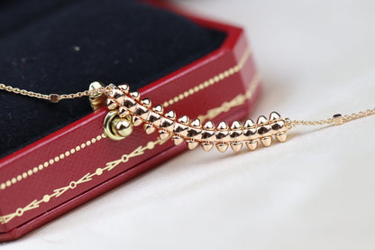 [⭐⭐JeweliWhal]CLASH PINK GOLD NECKLACE