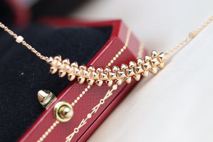 [⭐⭐JeweliWhal]CLASH PINK GOLD NECKLACE