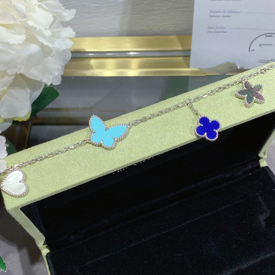 [⭐⭐JeweliWhal]LUCKY SPRING SILVER BRACELET 4 MOTIF