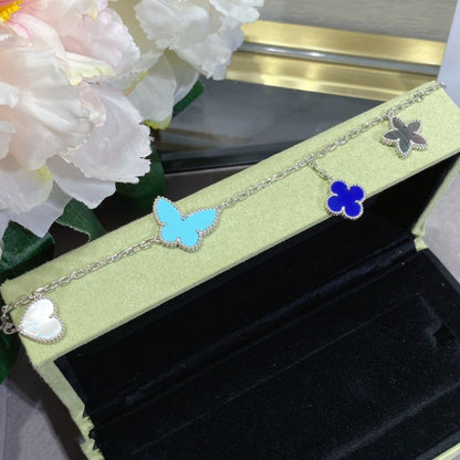 [⭐⭐JeweliWhal]LUCKY SPRING SILVER BRACELET 4 MOTIF