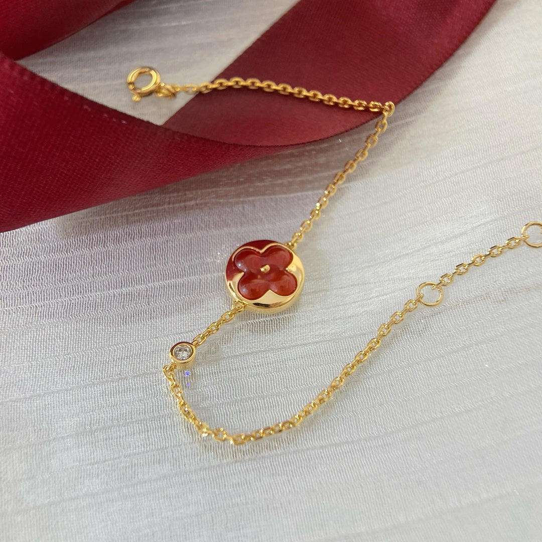 [⭐⭐JeweliWhal]SUN PEDANT CARNELIAN BRACELET
