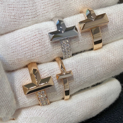 [⭐JeweliWhal]T WIRE MEDIUM DIAMOND RING