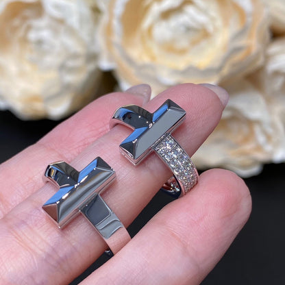 [⭐JeweliWhal]T WIRE MEDIUM DIAMOND RING