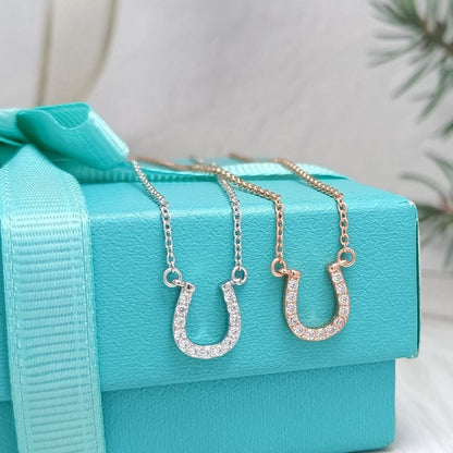 [⭐JeweliWhal]U PEDANT DIAMOND NECKLACE