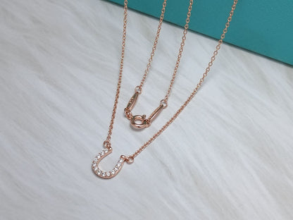 [⭐JeweliWhal]U PEDANT DIAMOND NECKLACE