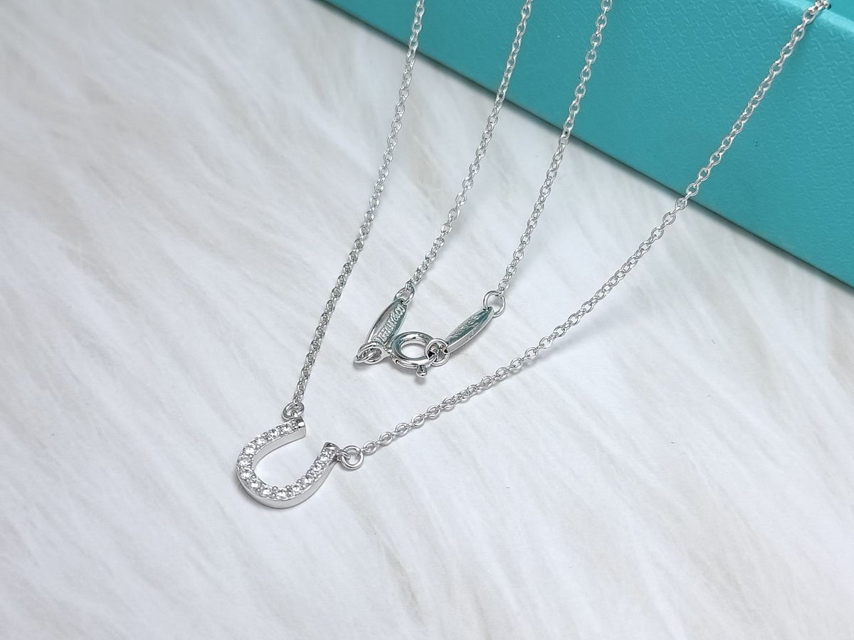 [⭐JeweliWhal]U PEDANT DIAMOND NECKLACE