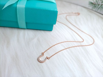 [⭐JeweliWhal]U PEDANT DIAMOND NECKLACE